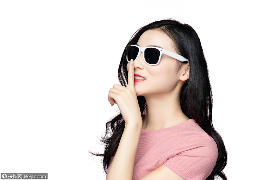 时尚女性真人素材图片