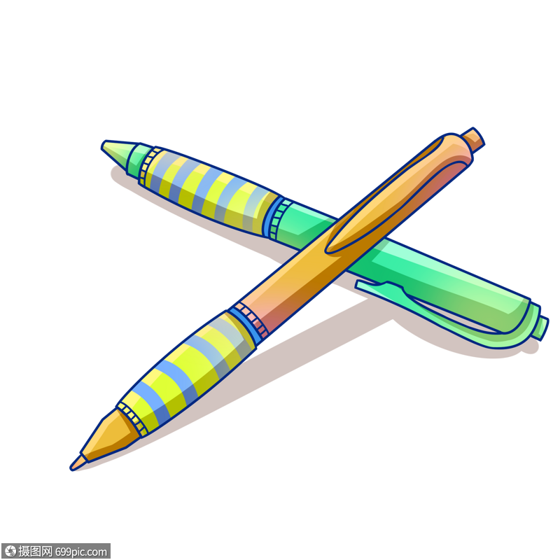 两支好看的卡通笔卡通自动铅笔两支笔