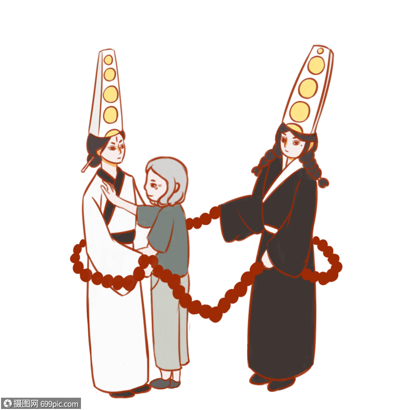 中元节黑白无常幽灵