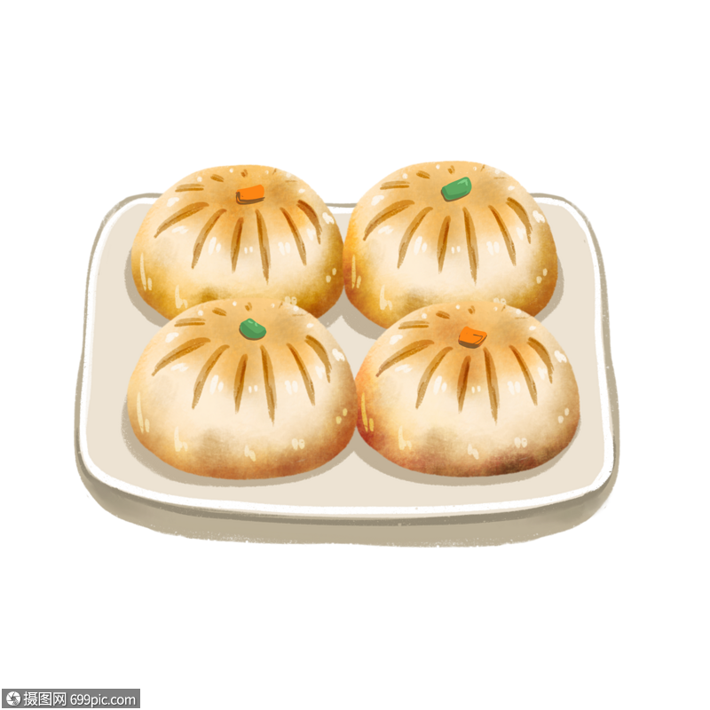 美食上海生煎包