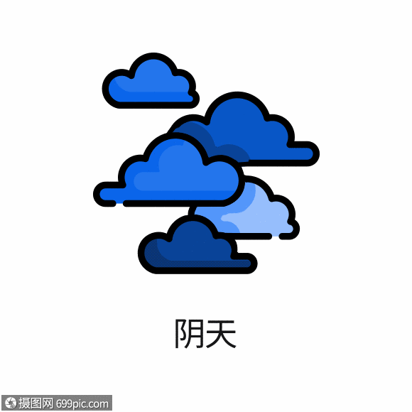 阴天图标gif