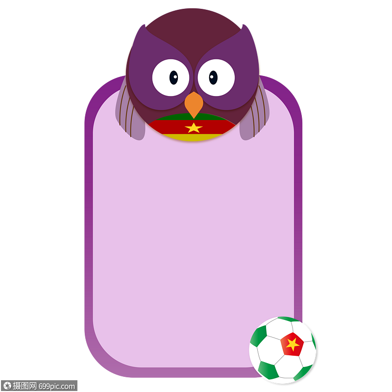 特色动物头像边框足球世界杯