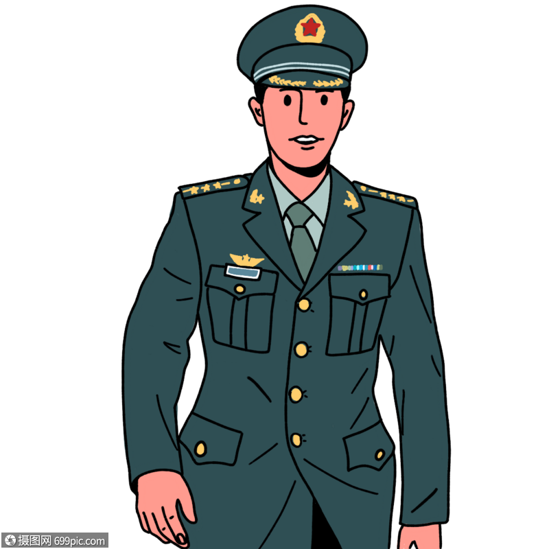 军人士兵长官高清图片素材