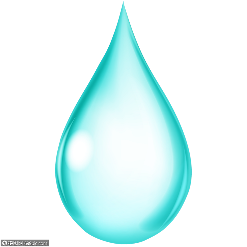 创意水滴透明素材