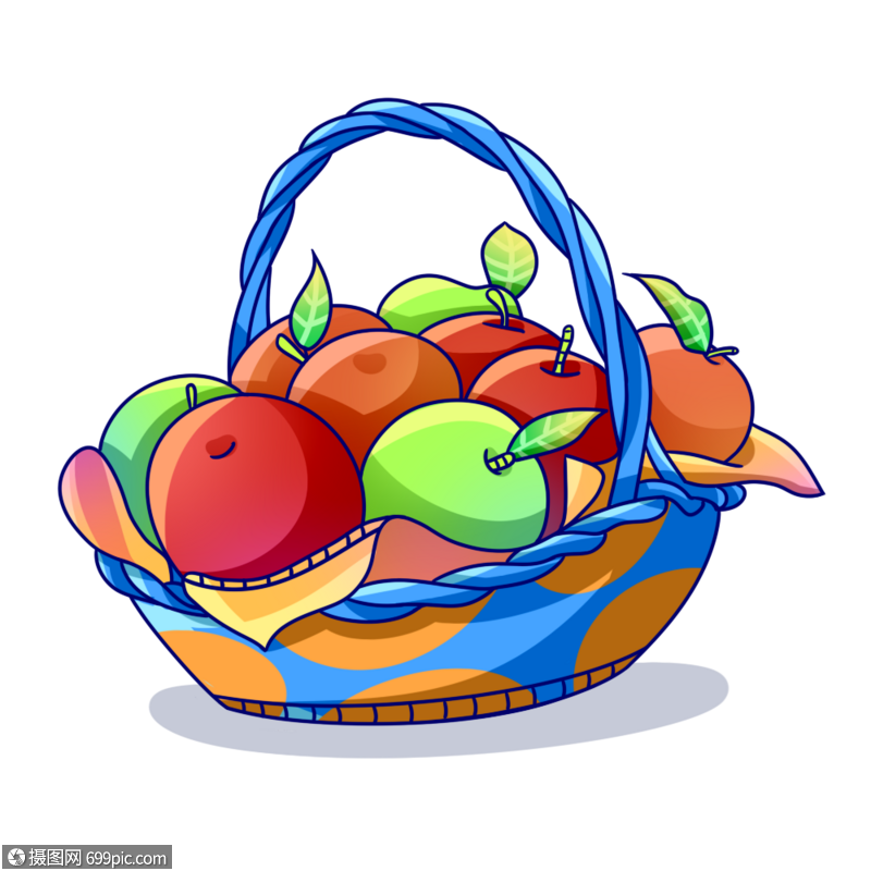 卡通水果篮