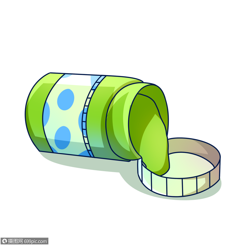 卡通颜料绿色绘画用品