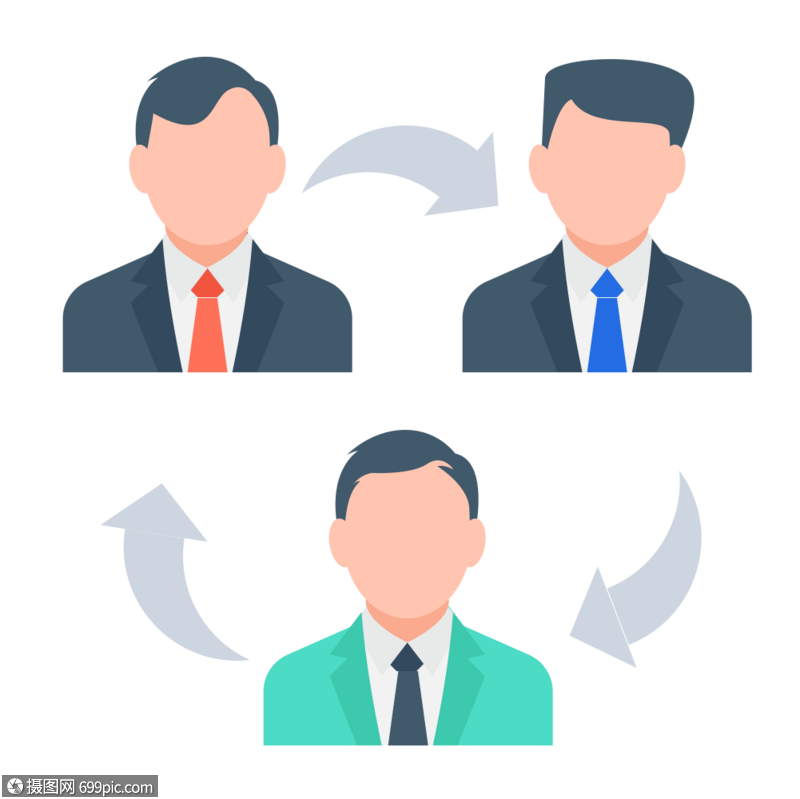 角色转换图标免抠矢量插画素材