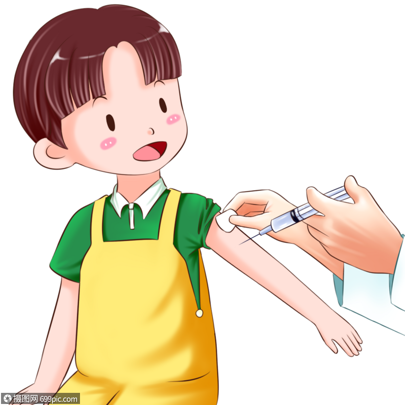 小男孩打针