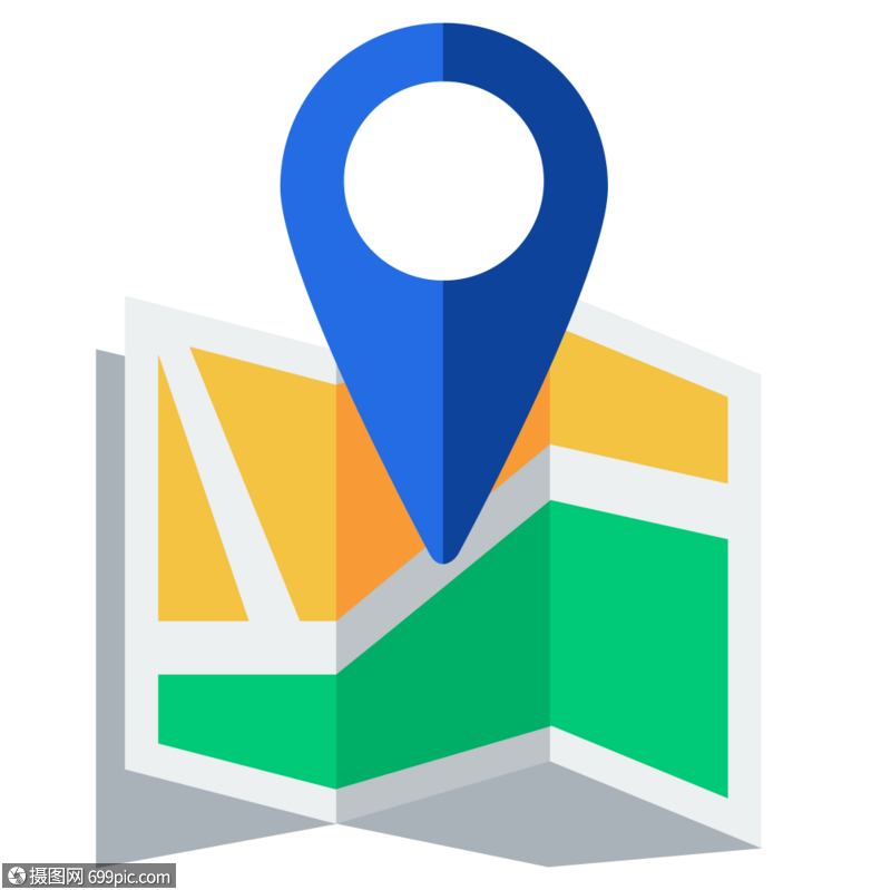 地图地点图标免抠矢量插画素材