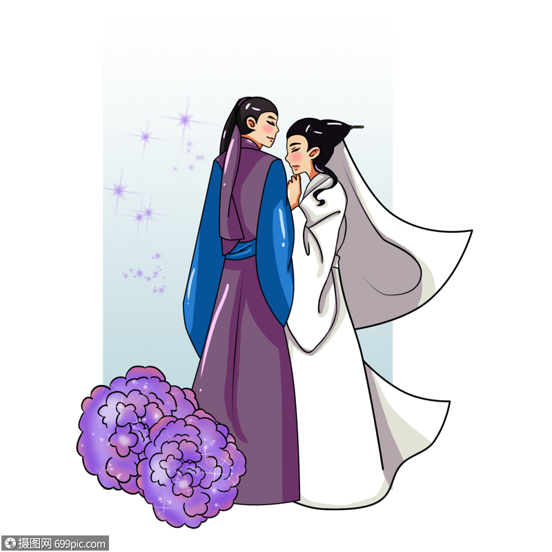 约会的许仙和白娘子