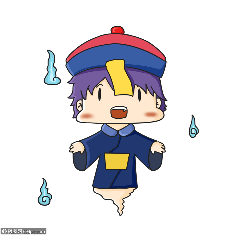 中元节僵尸男孩妖怪