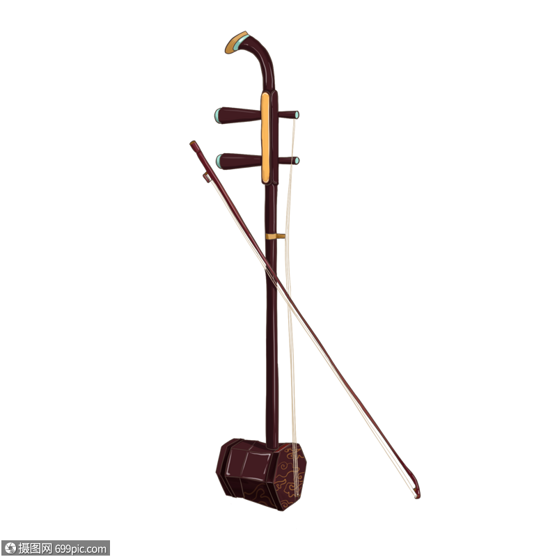 古风物件乐器二胡