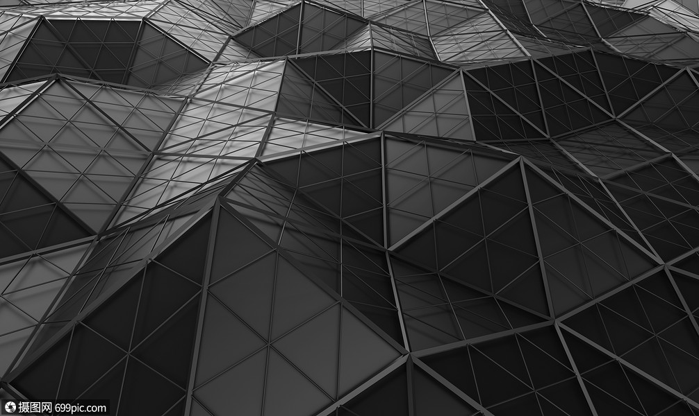 三角起伏立体空间ppt背景3d