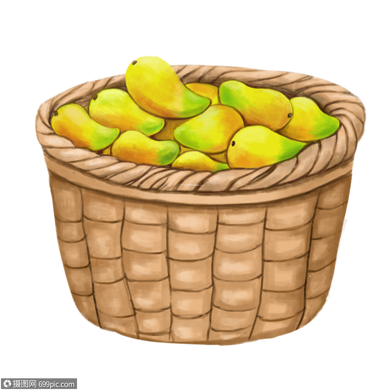 一筐芒果水果芒果水果