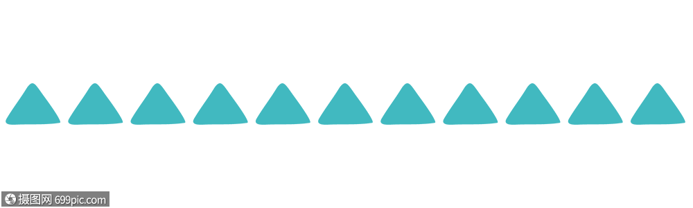蓝色三角形分割线gif公众号配图动图