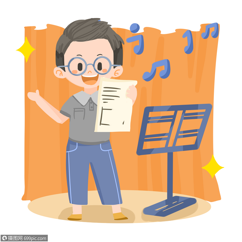 声乐老师上课场景