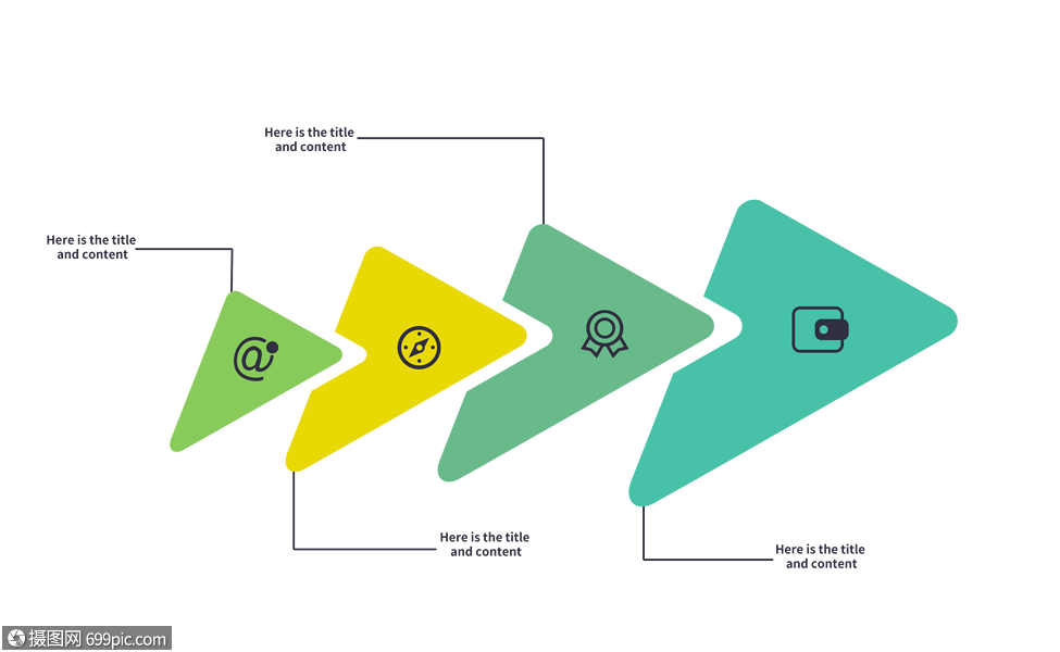 创意ppt元素列表板块