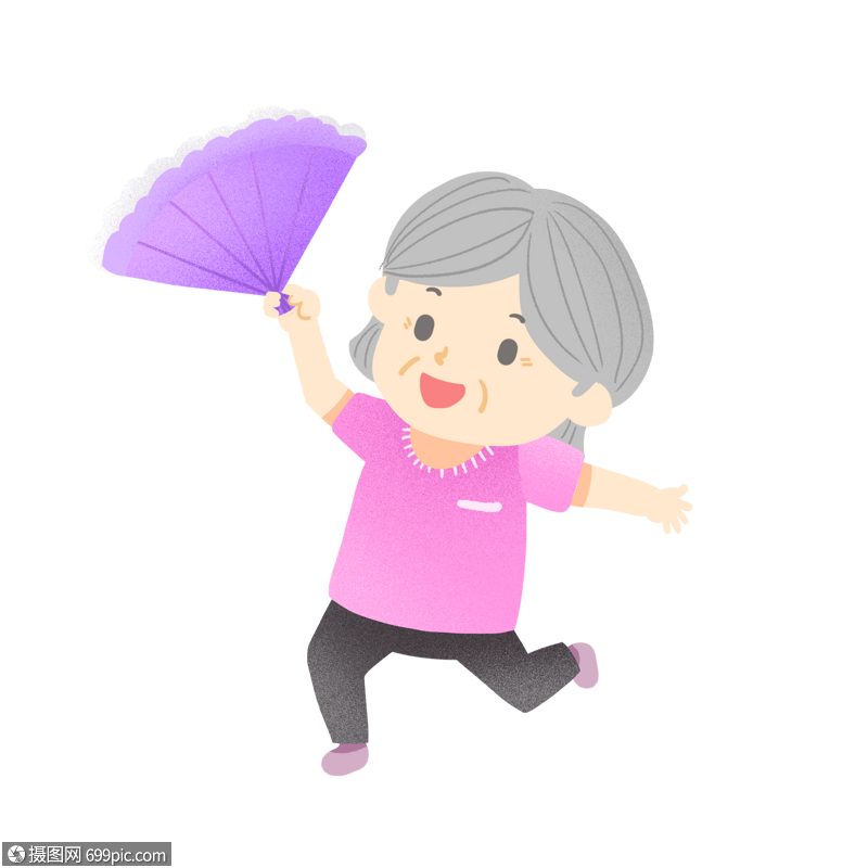 跳广场舞锻炼的大妈