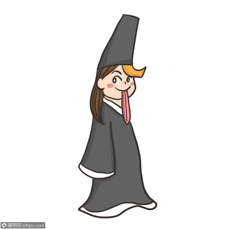 黑无常黑无常图片手绘黑无常