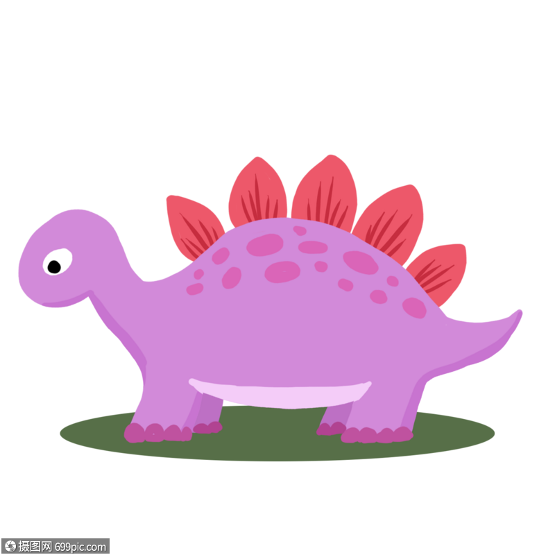 卡通恐龙可爱动物恐龙