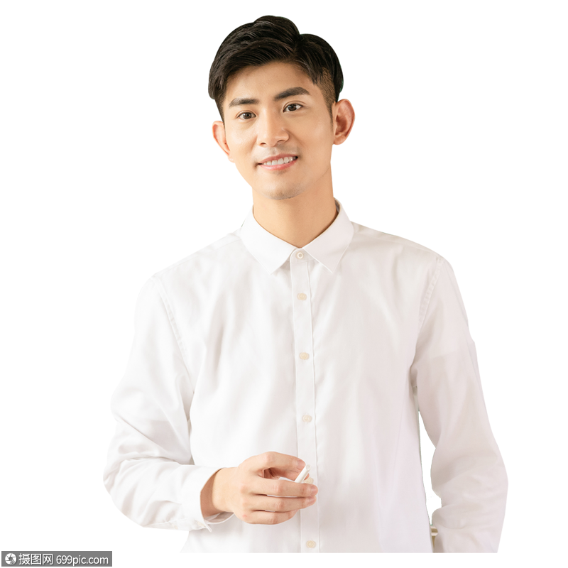 青年老师形象男性健康模特男