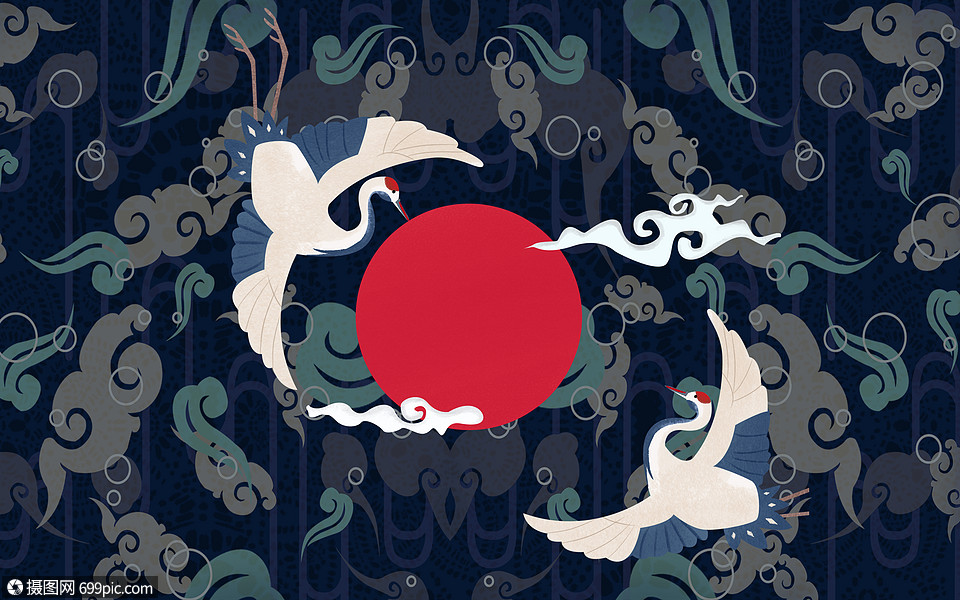 国潮中国风复古古典