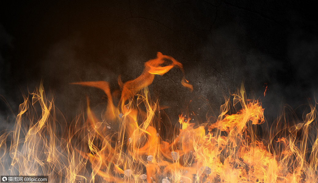 火焰背景火光燃烧图片