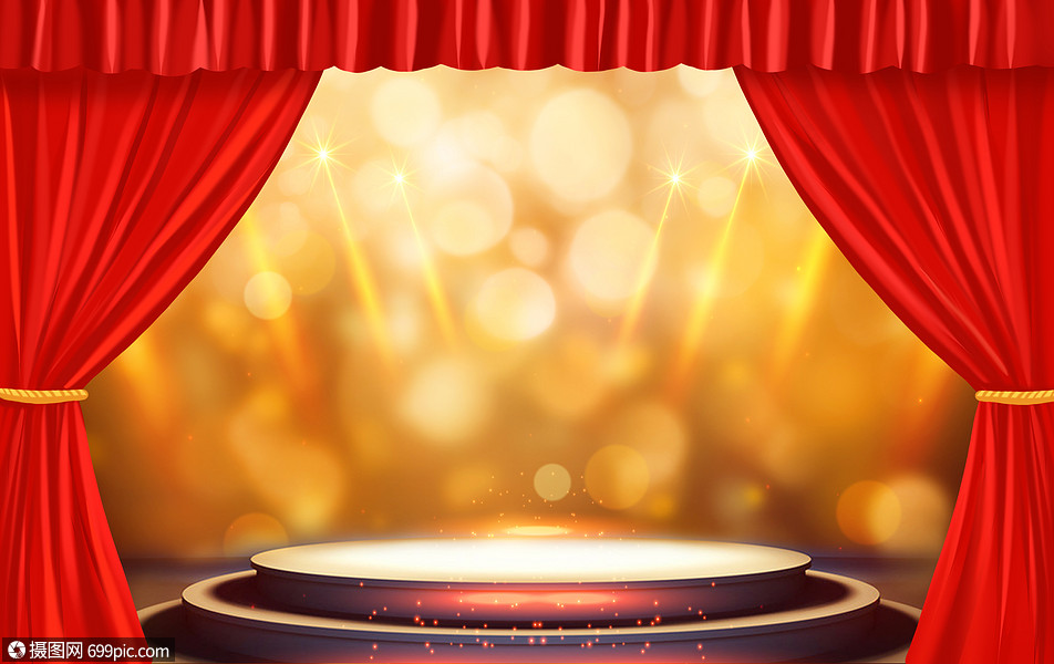创意背景 背景素材 舞台幕布背景.psd