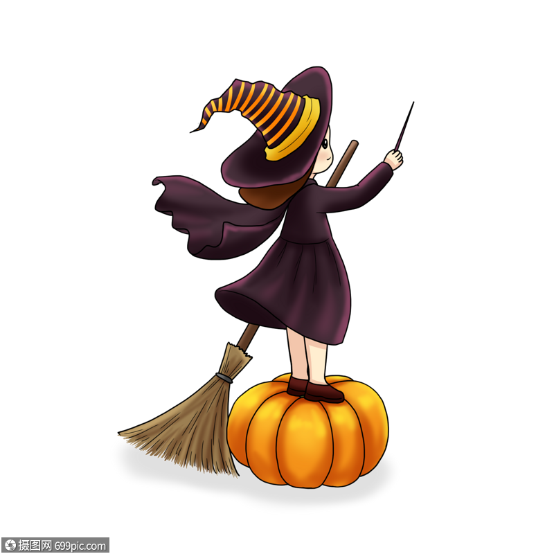 施魔法的小女巫