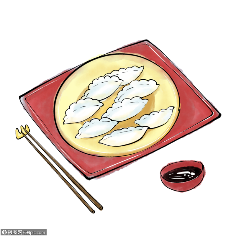 冬至饺子水饺蒸饺图片