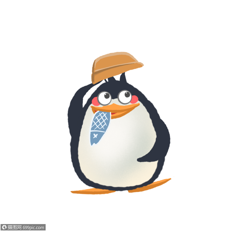 企鹅手绘企鹅动物图片