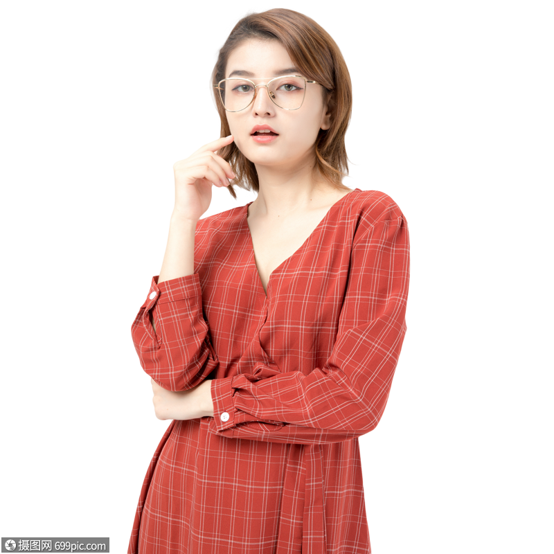 时尚女性形象真人素材