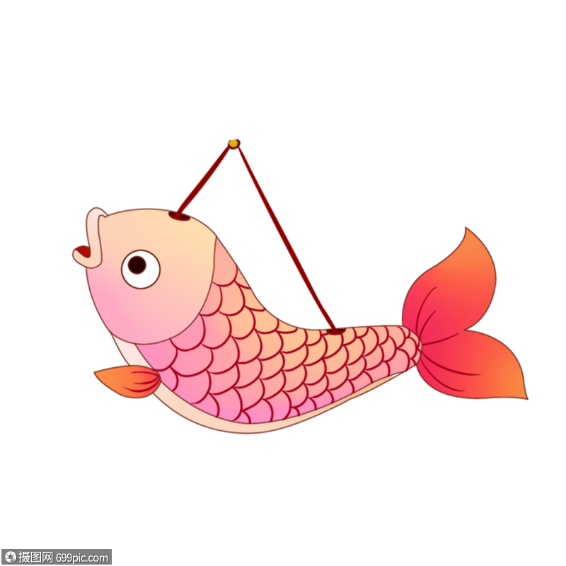 鱼型灯笼新年灯笼节日灯笼