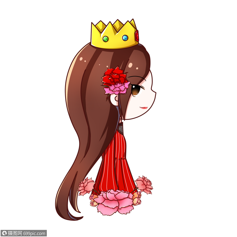 红发女王妇女节卡通人物