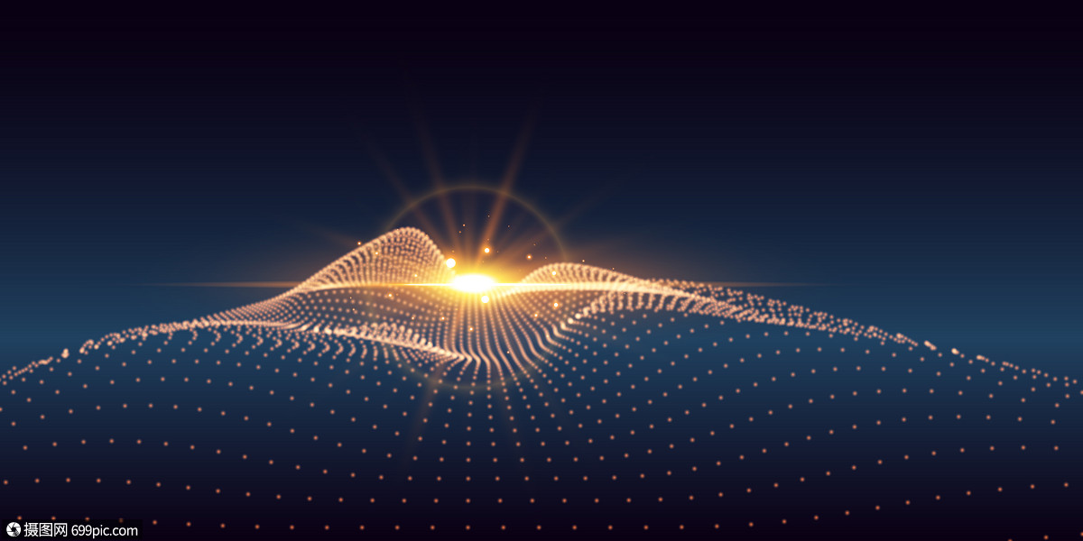 科技粒子背景光效科技感