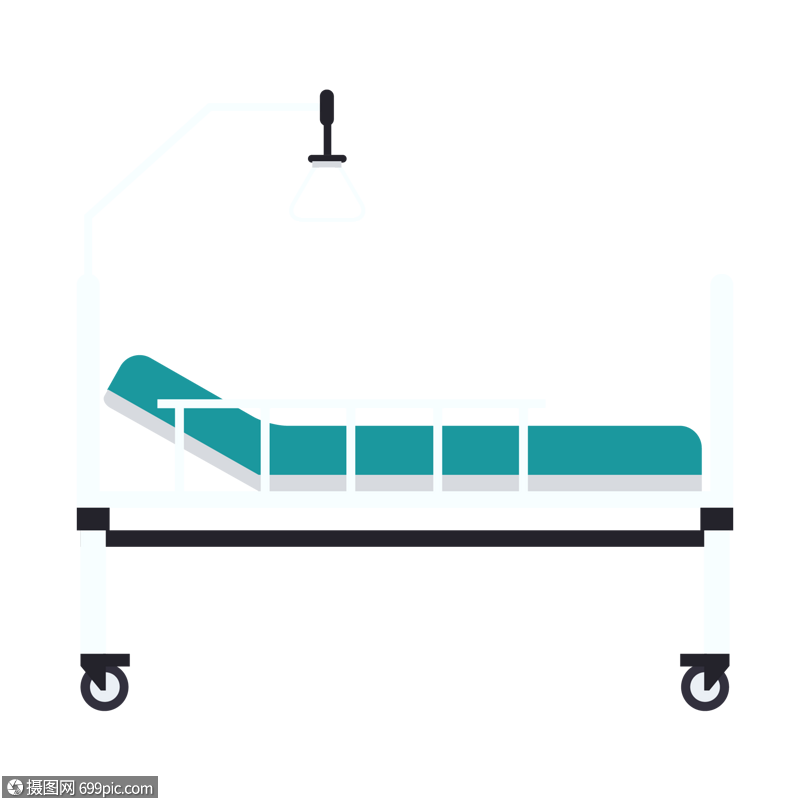 病床手繪病床病床圖片