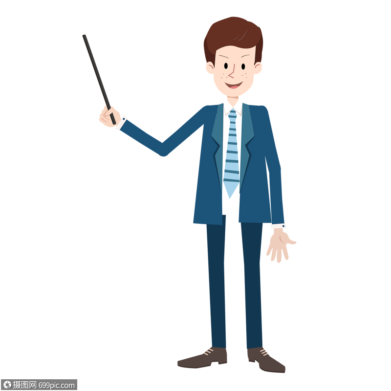 讲课的男老师讲解讲师