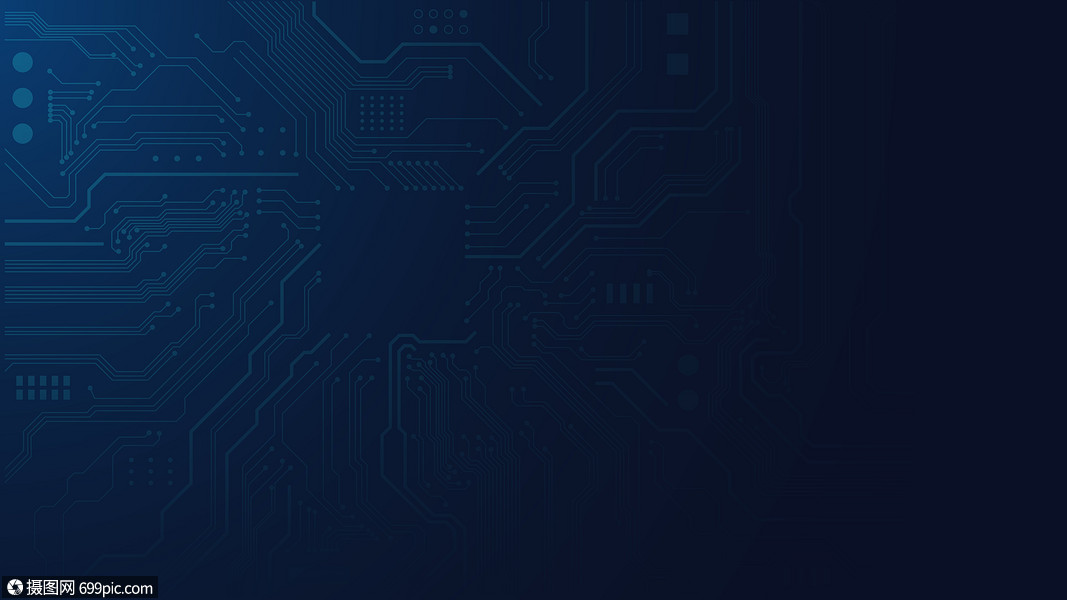 芯片电路图电路板科技背景