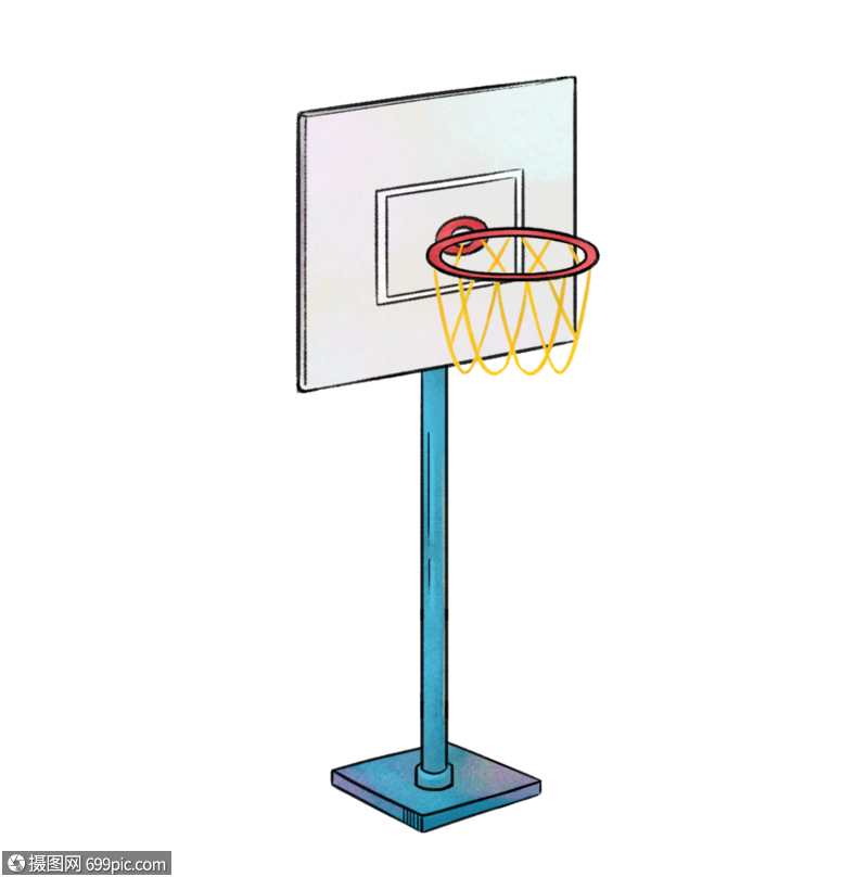 篮球框手绘球框球框图片