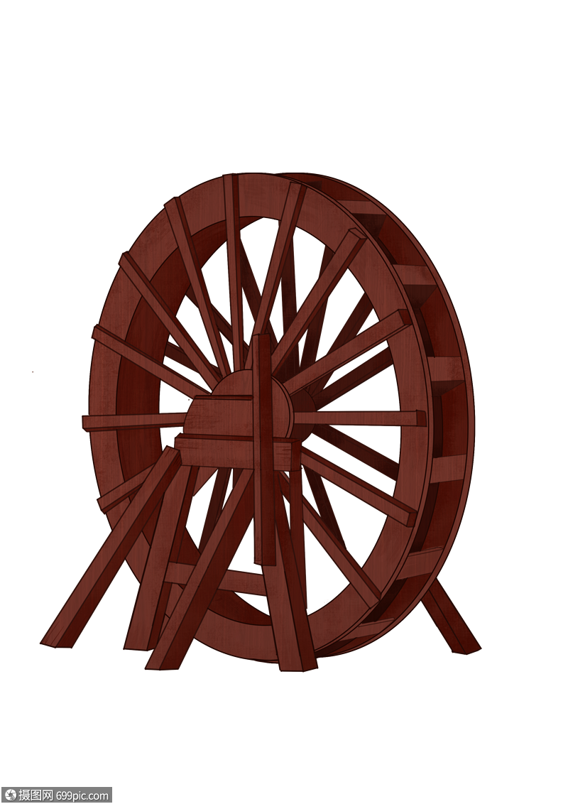 水车小满夏季高清图片素材