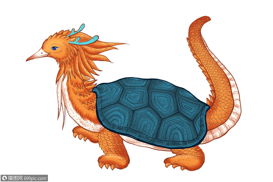 山海经神兽旋龟