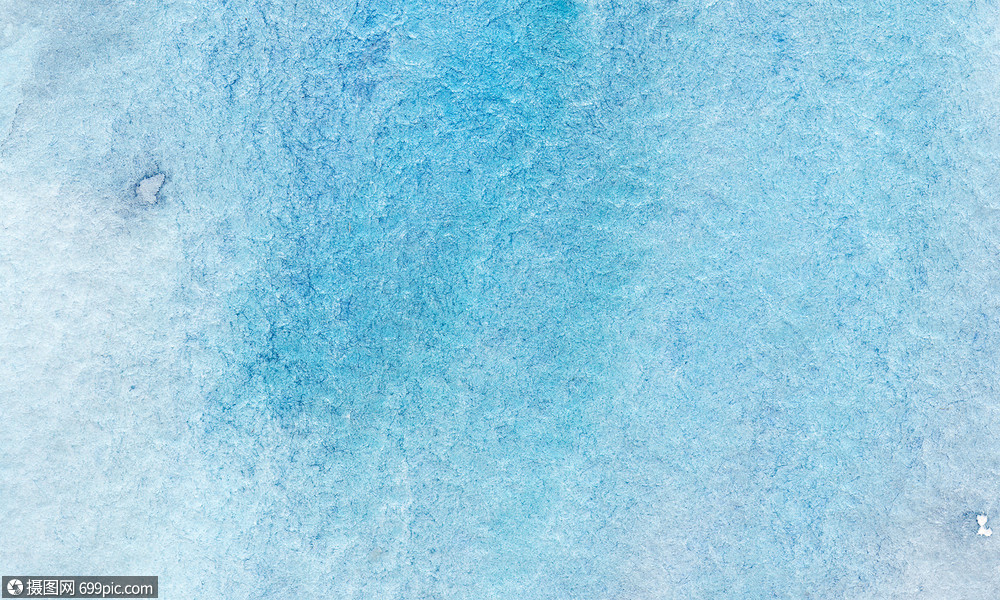 蓝色水彩背景水墨磨砂质感