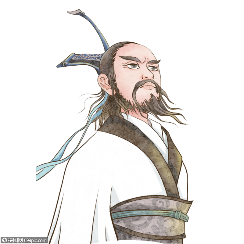 屈原古代端午节高清图片素材