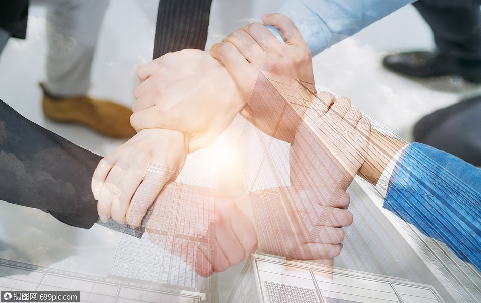 商务合作共赢交流团队