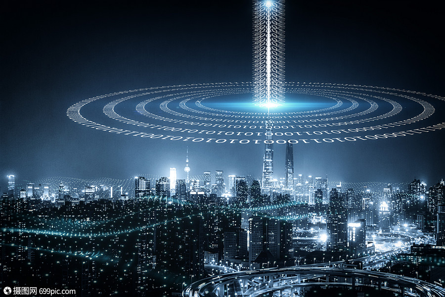 商务科技城市数字建筑