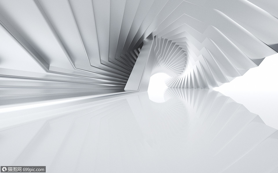 3d几何建筑空间