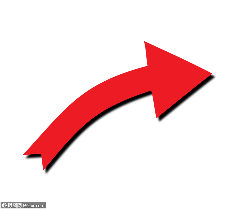 指向右边红色箭头