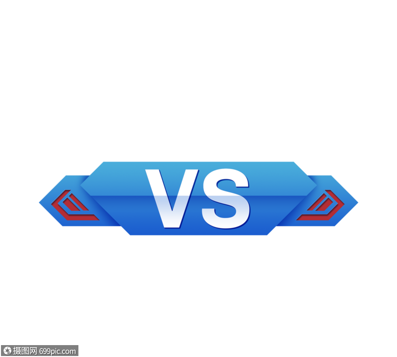 蓝色vs对决装饰