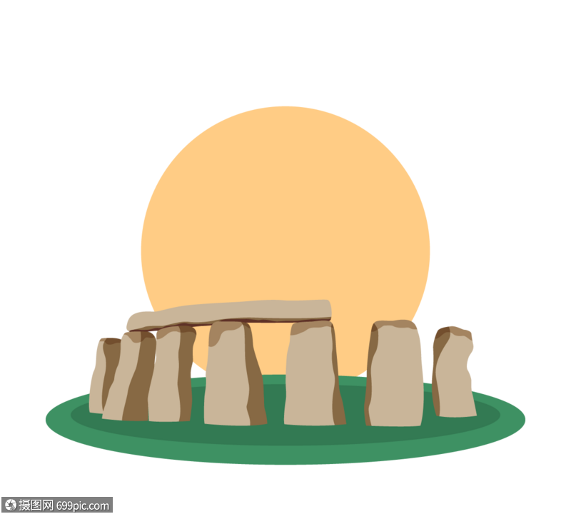 英国巨石阵遗迹元素阳光伦敦