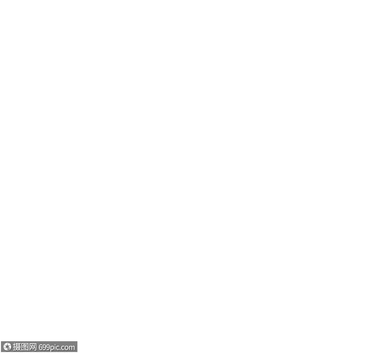 手绘透明破碎玻璃